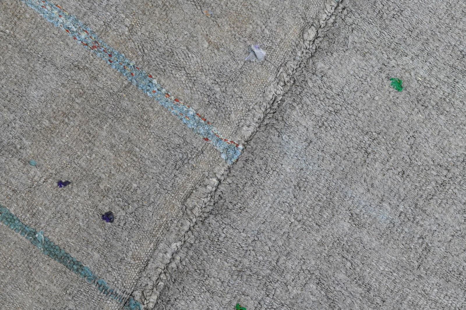 4'8'' x 6'10'' Turkish Vintage Hemp Rug - 52921 - 6