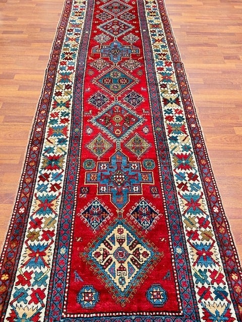 Antique Persian Northwest Runner-2609 - 2