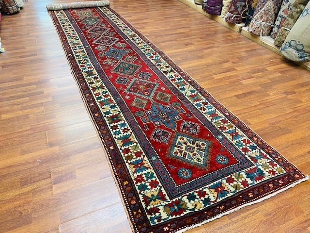 Antique Persian Northwest Runner-2609 - 4