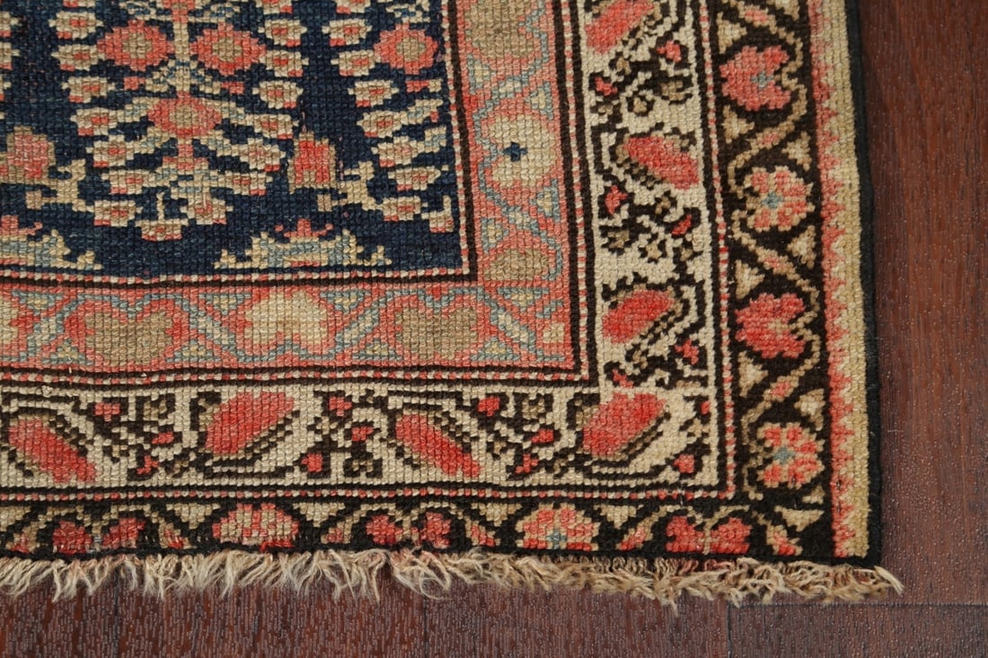 Pre-1900 Antique Vegetable Dye Senneh Bidjar Persian Area Rug 3x5 - 5