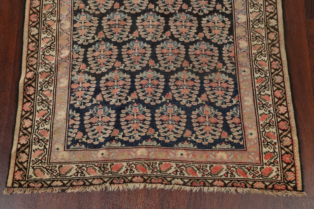 Pre-1900 Antique Vegetable Dye Senneh Bidjar Persian Area Rug 3x5 - 8