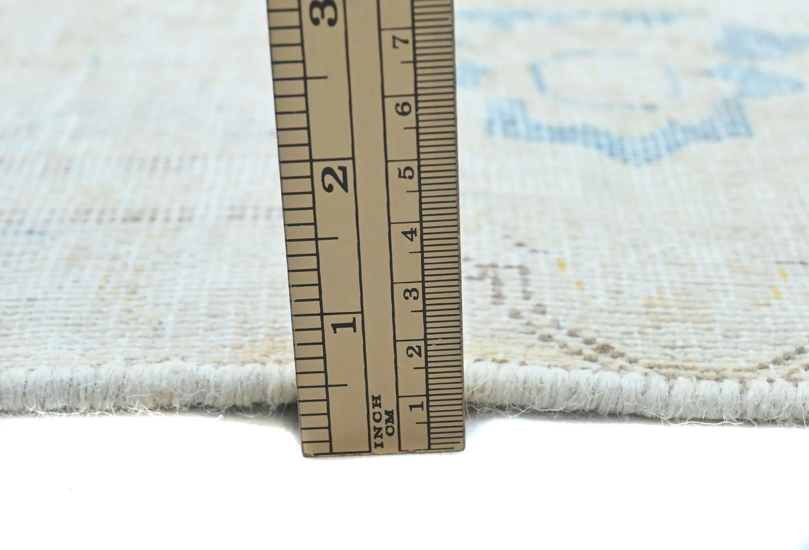 Antique Muted Gold Floral 9X12 Distressed Vintage Oriental Rug - 10