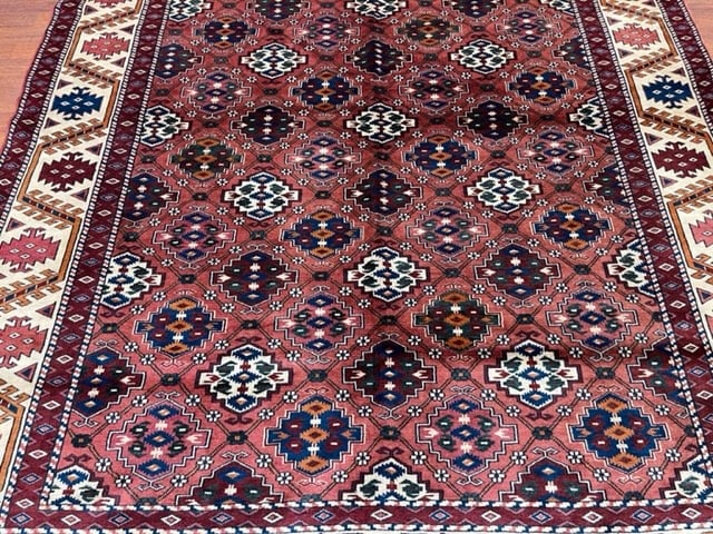 Vintage Turkoman Rug-3931 - 3