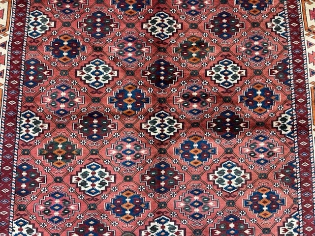 Vintage Turkoman Rug-3931 - 4