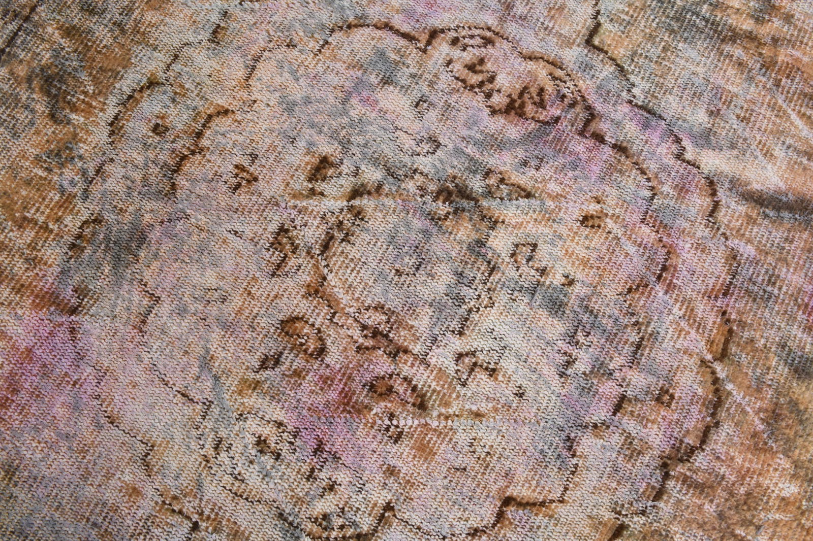 6'4'' x 9'9'' Handmade Vintage Wool Rug - 20268 - 6