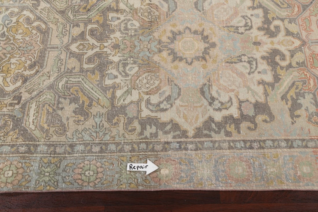 Antique Vegetable Dye Anatolian Turkish Area Rug 4x7 - 15