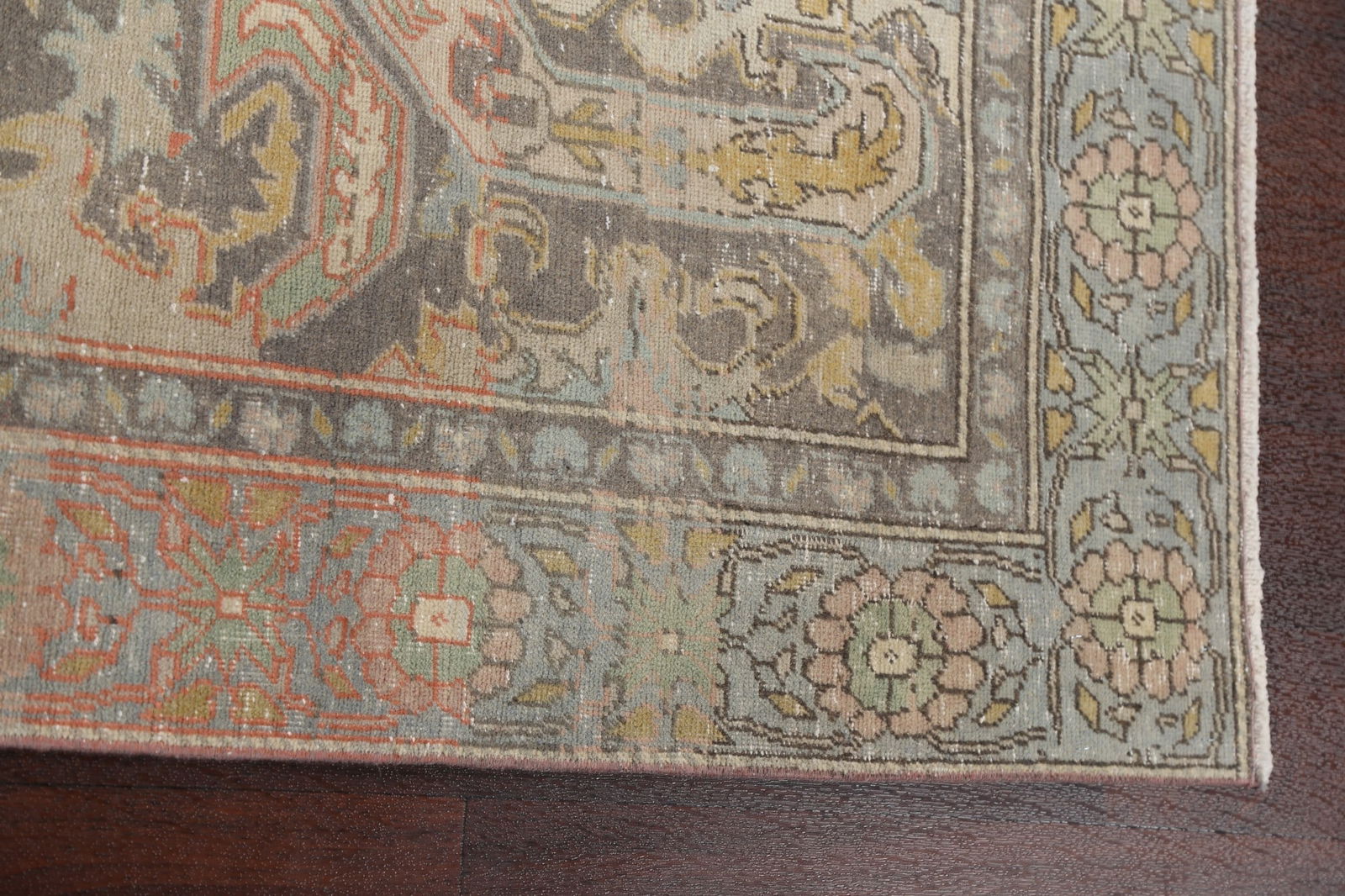 Antique Vegetable Dye Anatolian Turkish Area Rug 4x7 - 18