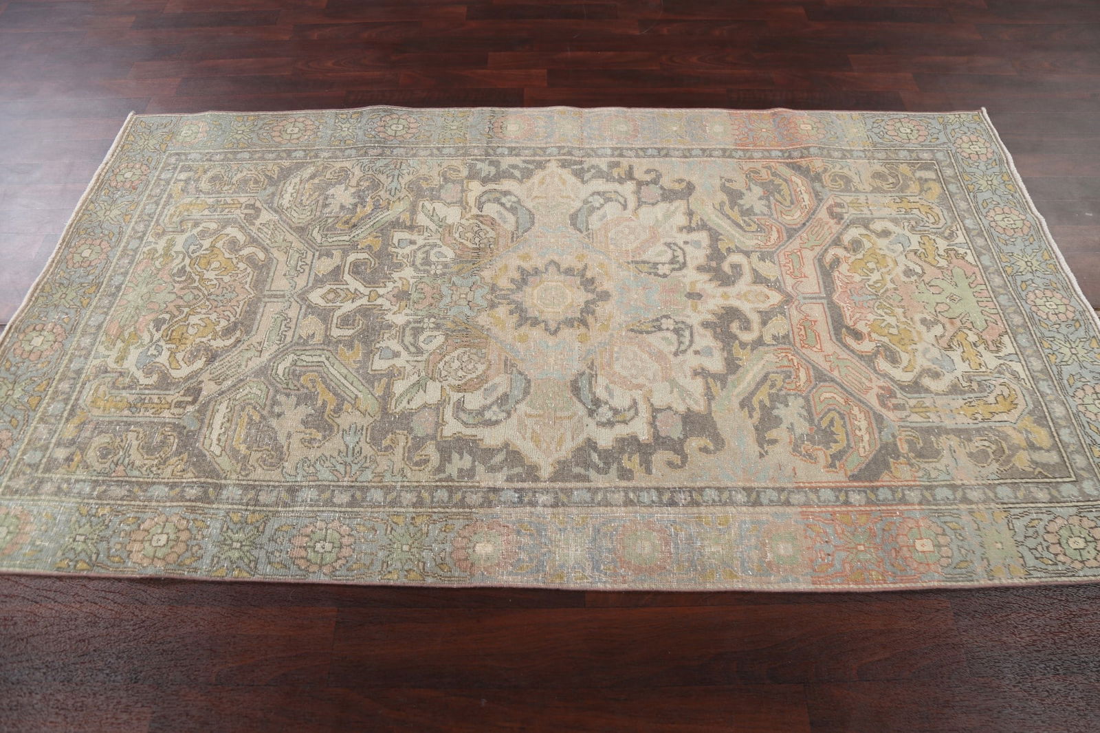 Antique Vegetable Dye Anatolian Turkish Area Rug 4x7 - 19