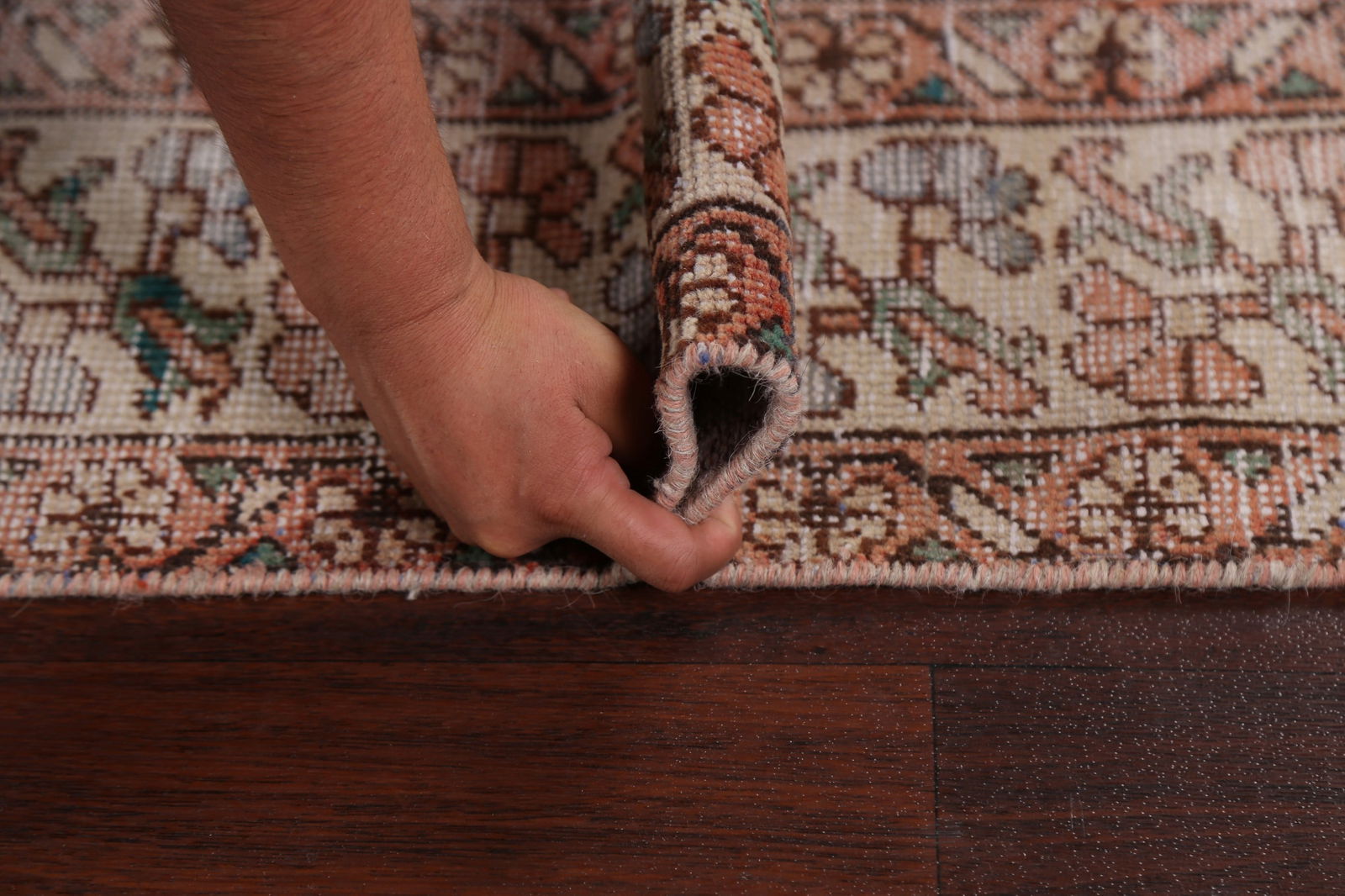 Antique Geometric Bakhtiari Persian Area Rug 5x10 - 19