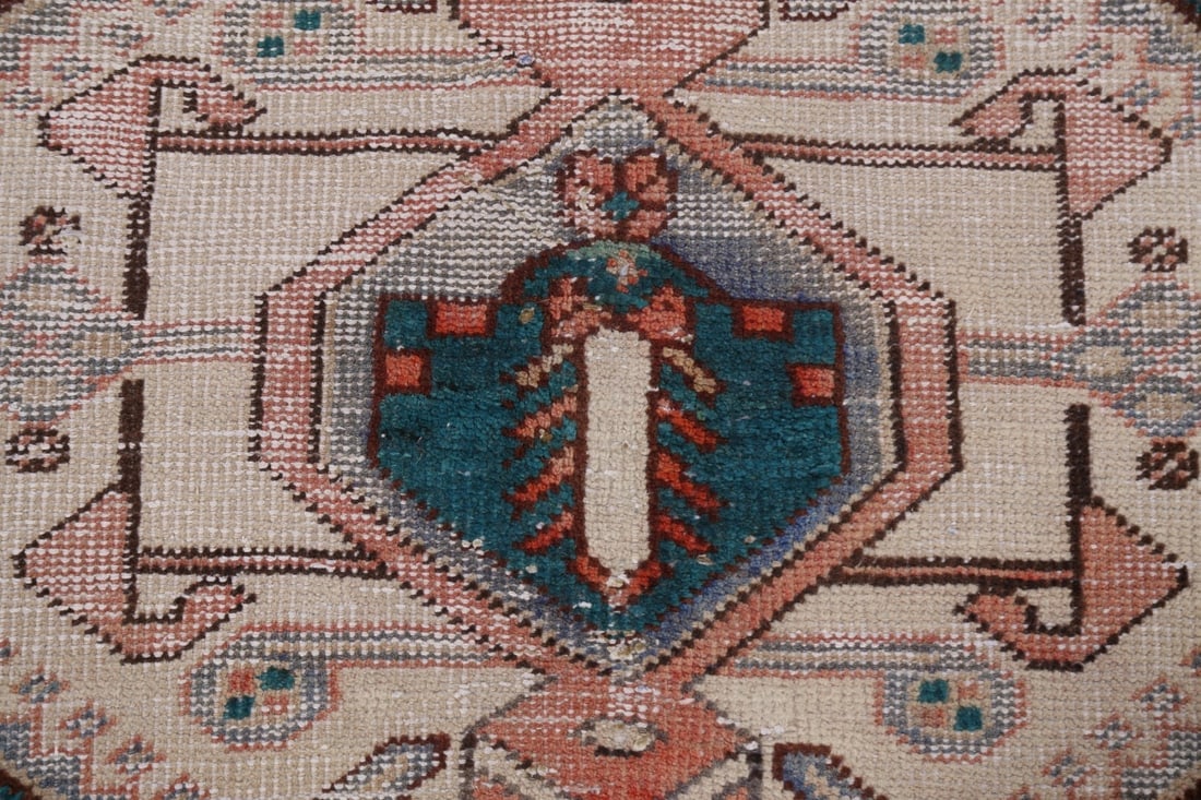 Antique Geometric Bakhtiari Persian Area Rug 5x10 - 9