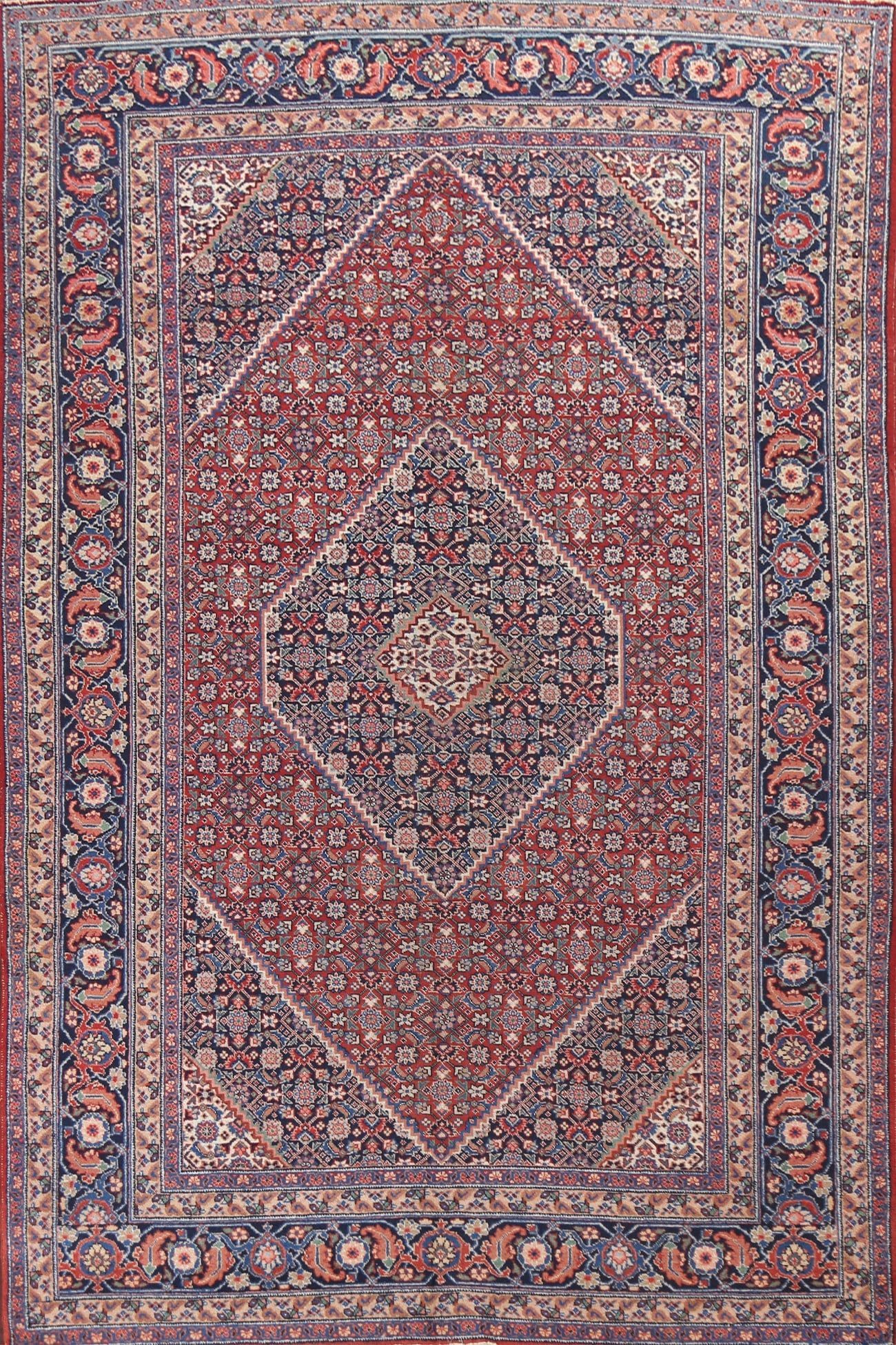 Antique Vegetable Dye Tabriz Persian Area Rug 6x10 (1 of 20)
