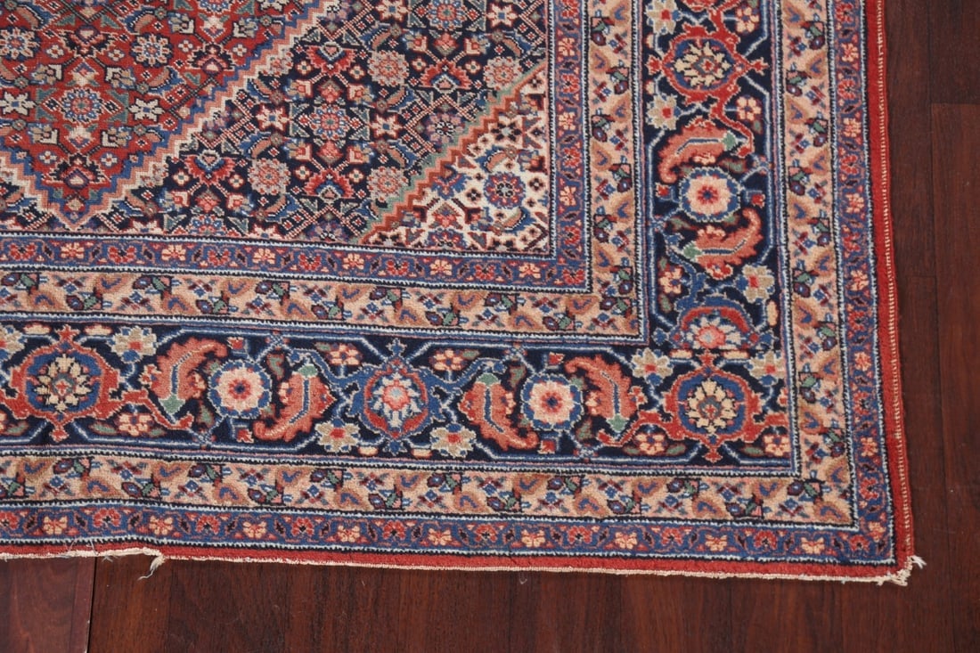 Antique Vegetable Dye Tabriz Persian Area Rug 6x10 - 6