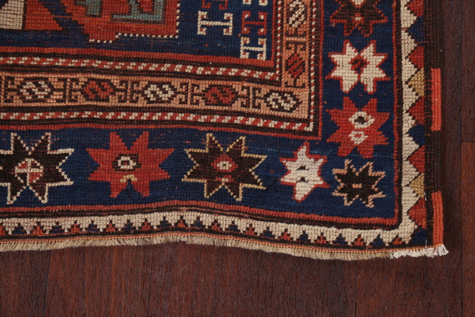 Pre-1900 Antique Vegetable Dye Shirvan Oriental Rug 4x5 - 7