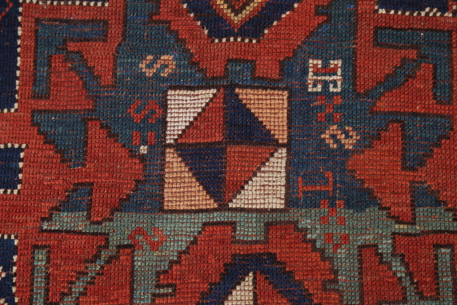 Pre-1900 Antique Vegetable Dye Shirvan Oriental Rug 4x5 - 9