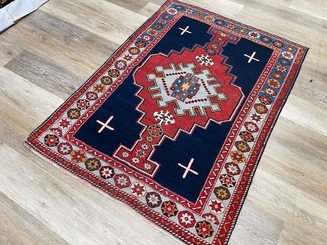 Antique Shirvan Caucasian Rug-3813 - 4