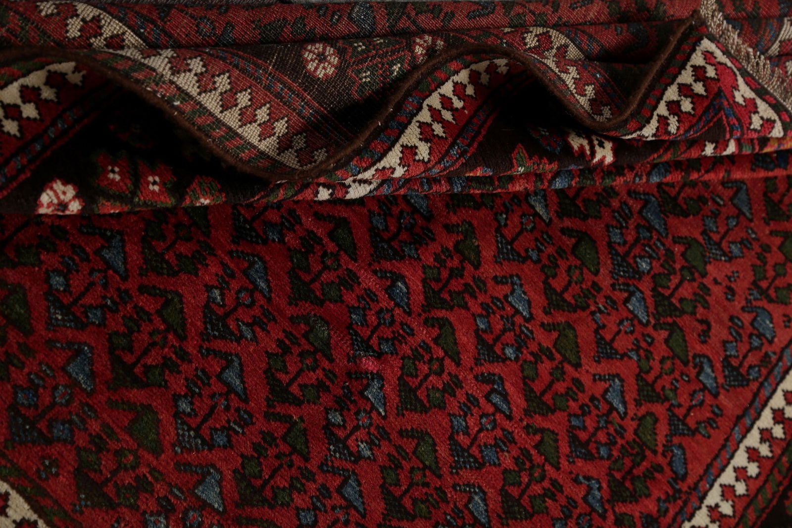 Vegetable Dye Antique Bakhtiari Saman Persian Wool Rug 4x5 - 14