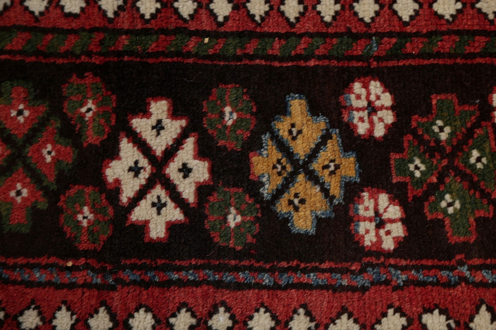Vegetable Dye Antique Bakhtiari Saman Persian Wool Rug 4x5 - 7