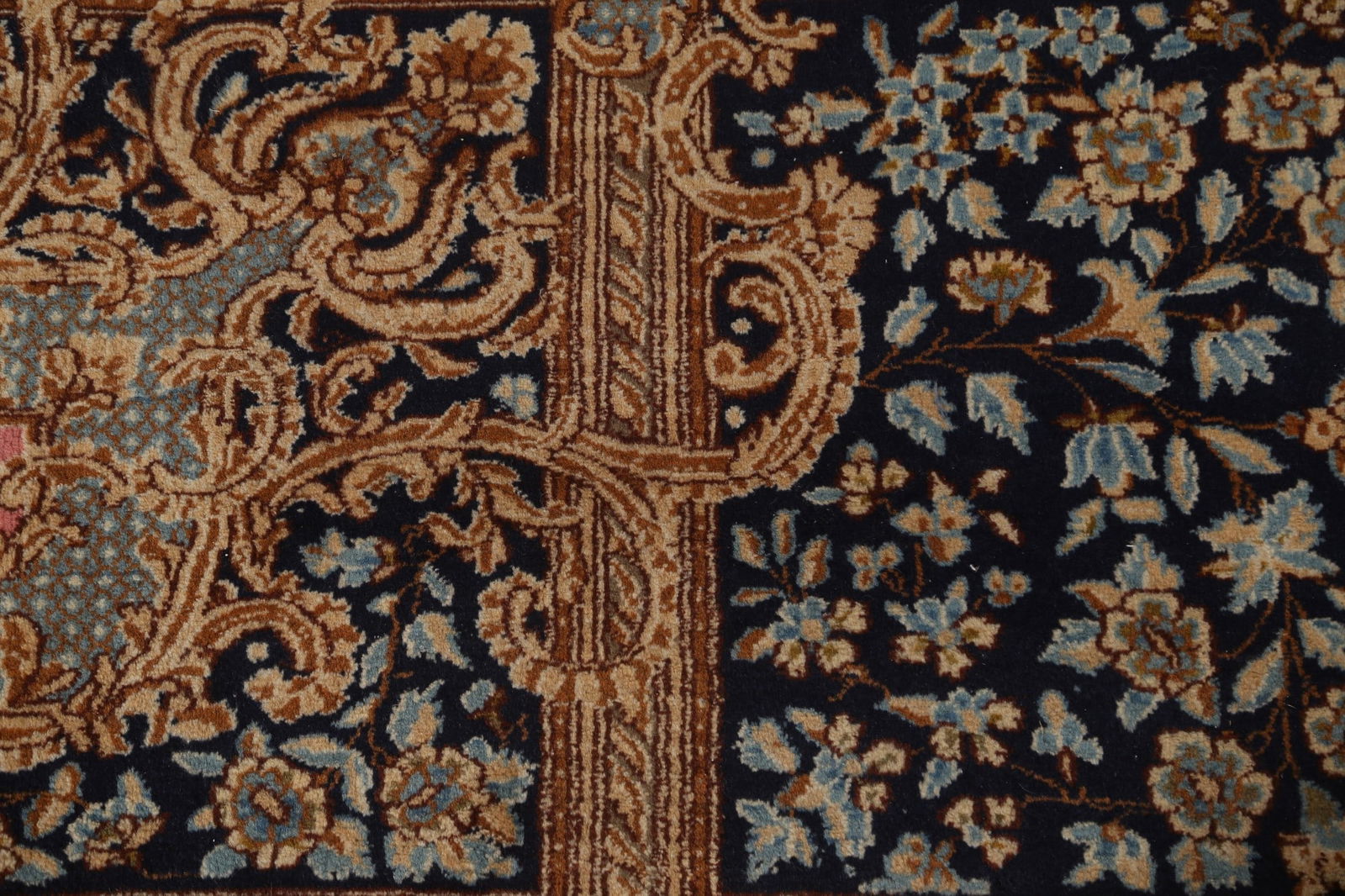 Vegetable Dye Antique Kerman Large Persian Rug 13x16 - 10