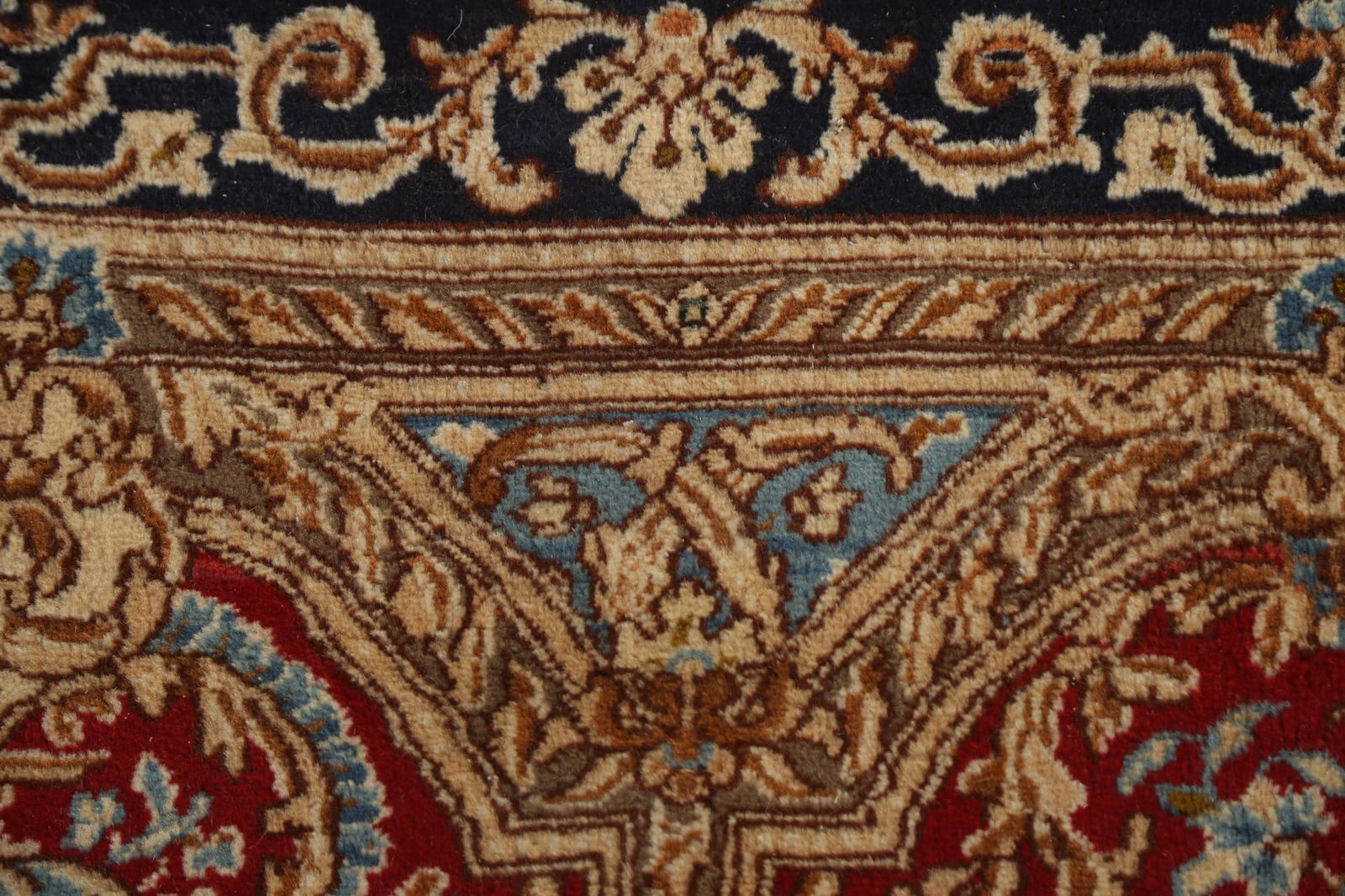 Vegetable Dye Antique Kerman Large Persian Rug 13x16 - 12