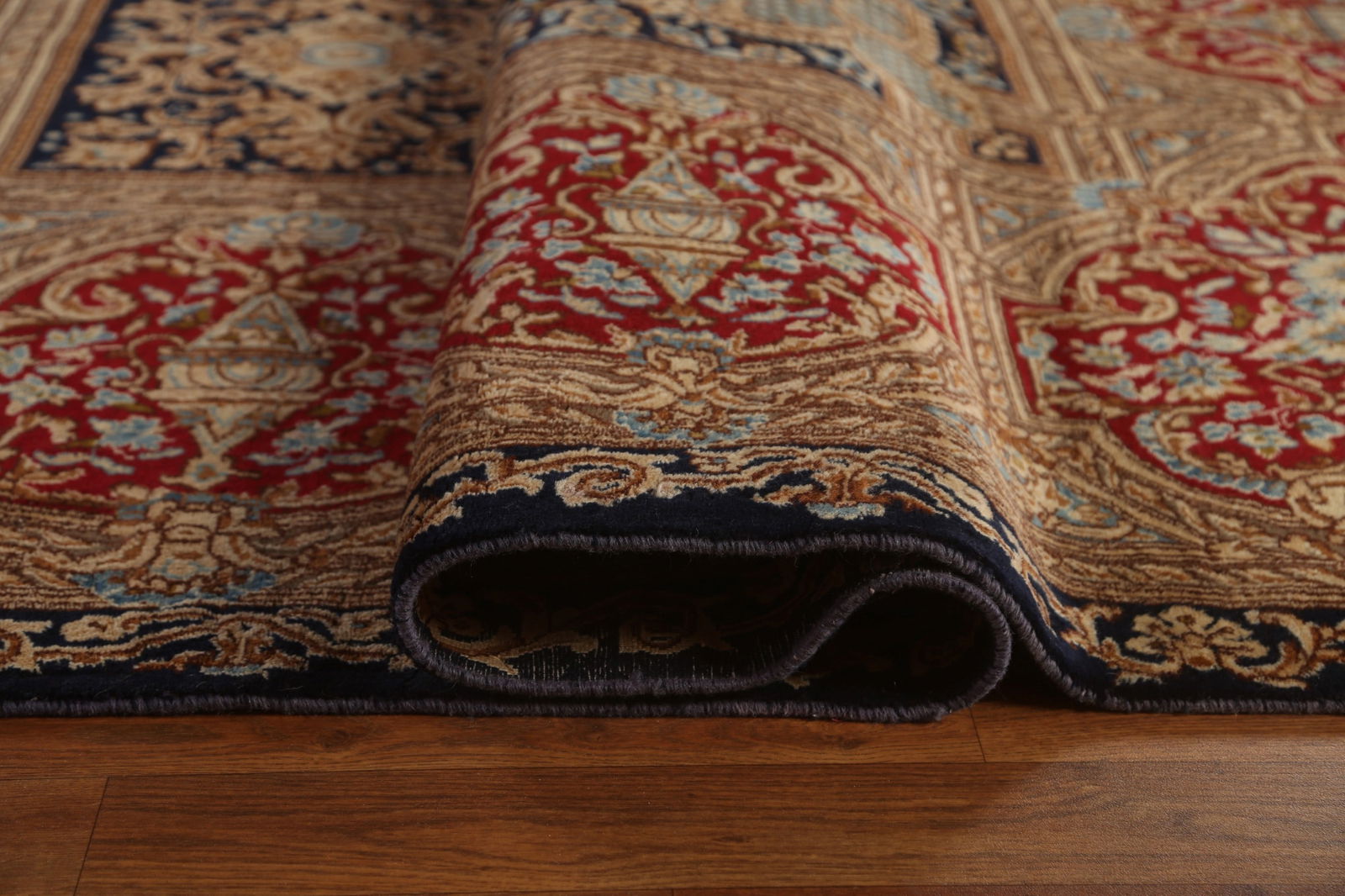 Vegetable Dye Antique Kerman Large Persian Rug 13x16 - 13