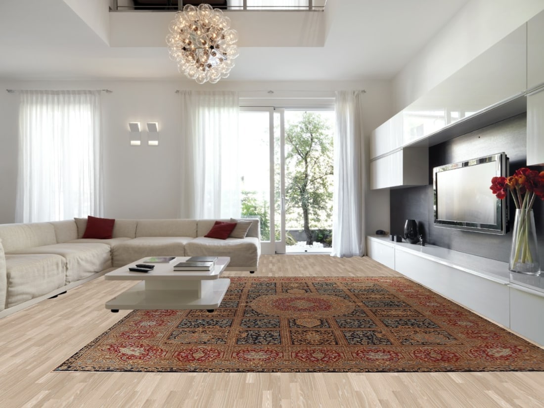 Vegetable Dye Antique Kerman Large Persian Rug 13x16 - 2