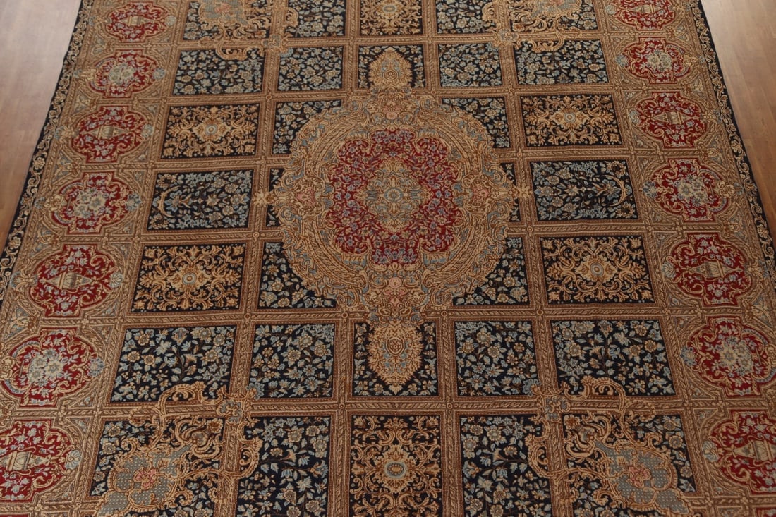 Vegetable Dye Antique Kerman Large Persian Rug 13x16 - 4