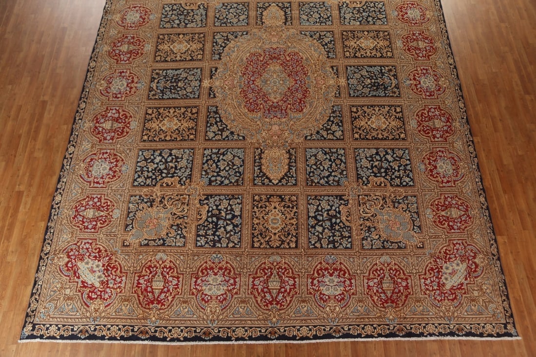 Vegetable Dye Antique Kerman Large Persian Rug 13x16 - 6