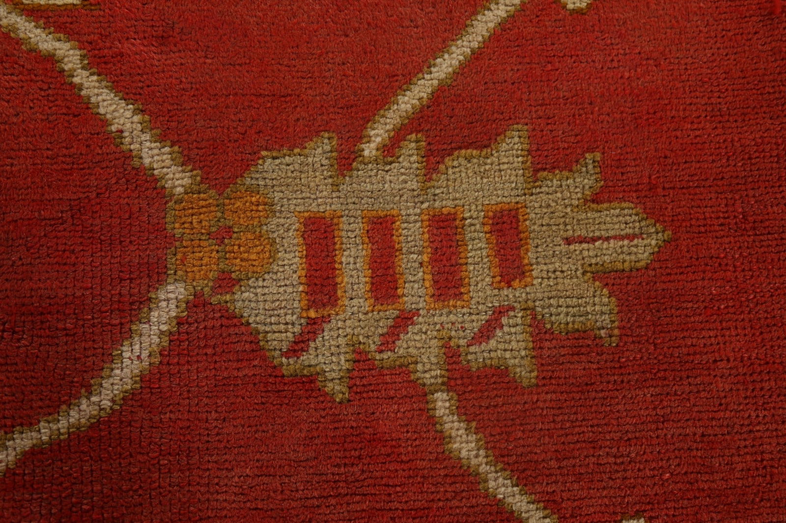 Pre-1900 Antique Oushak Handmade Turkish Rug 15x20 Vegetable Dye - 10