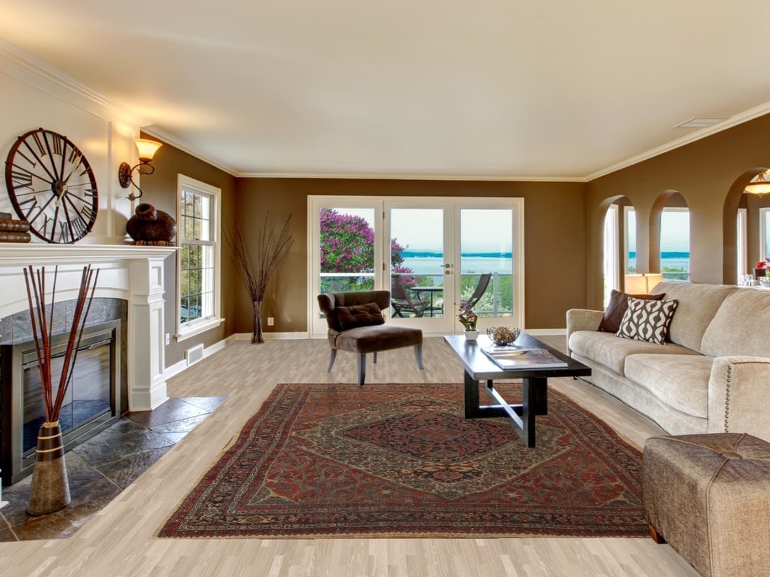 Pre-1900 Antique Vegetable Dye Bidjar Halvaei Persian Rug 8x11 - 2