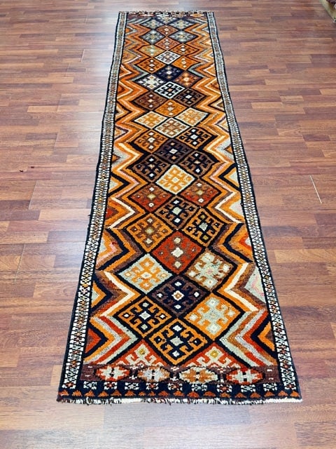 Antique Allover Design Turkish Caucasuan Runner-4879 (1 of 8)