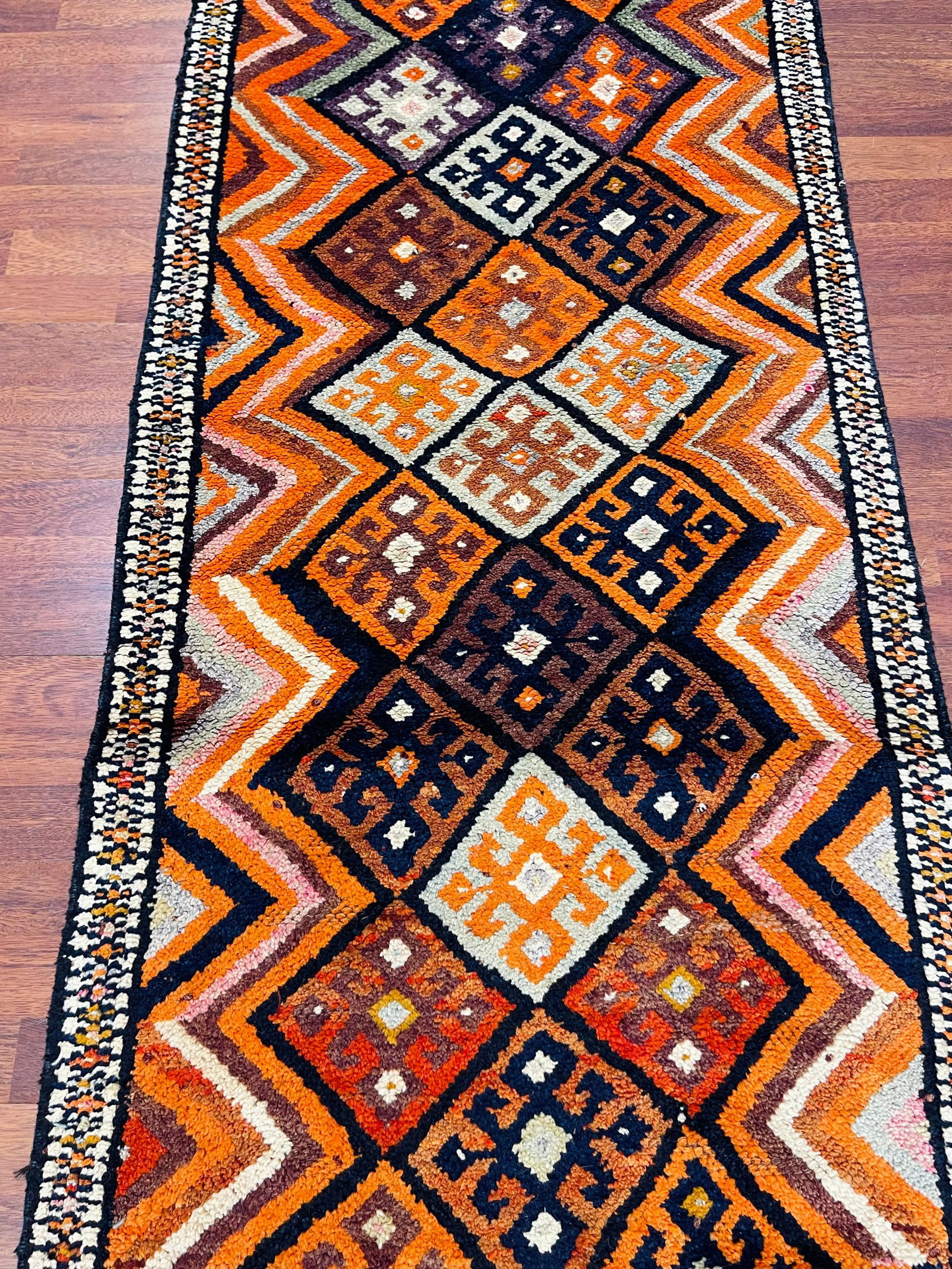 Antique Allover Design Turkish Caucasuan Runner-4879 - 3
