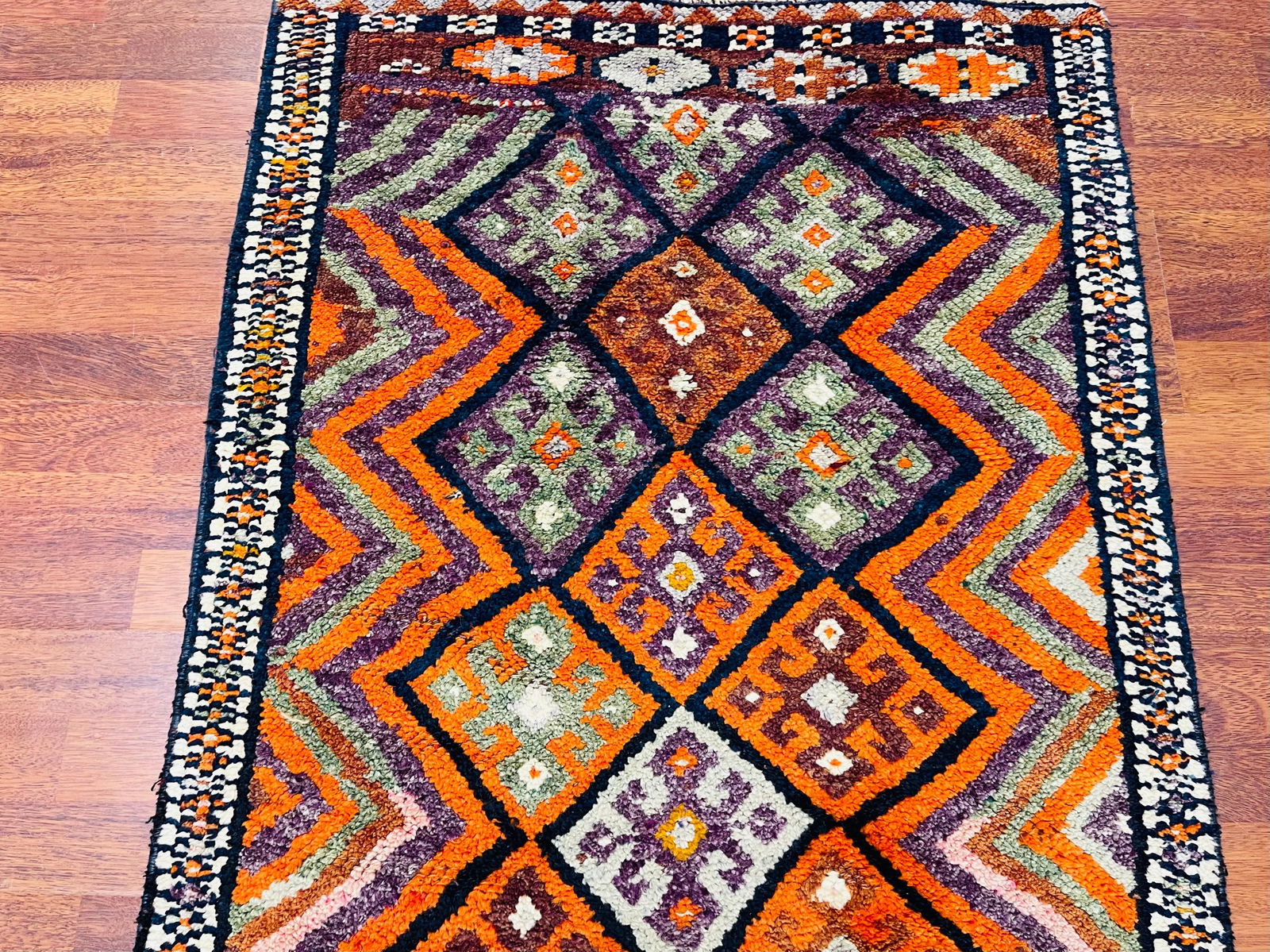 Antique Allover Design Turkish Caucasuan Runner-4879 - 5