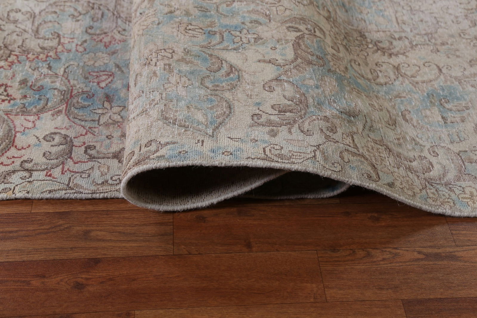 Antique Geometric Kerman Persian Area Rug 10x13 - 15