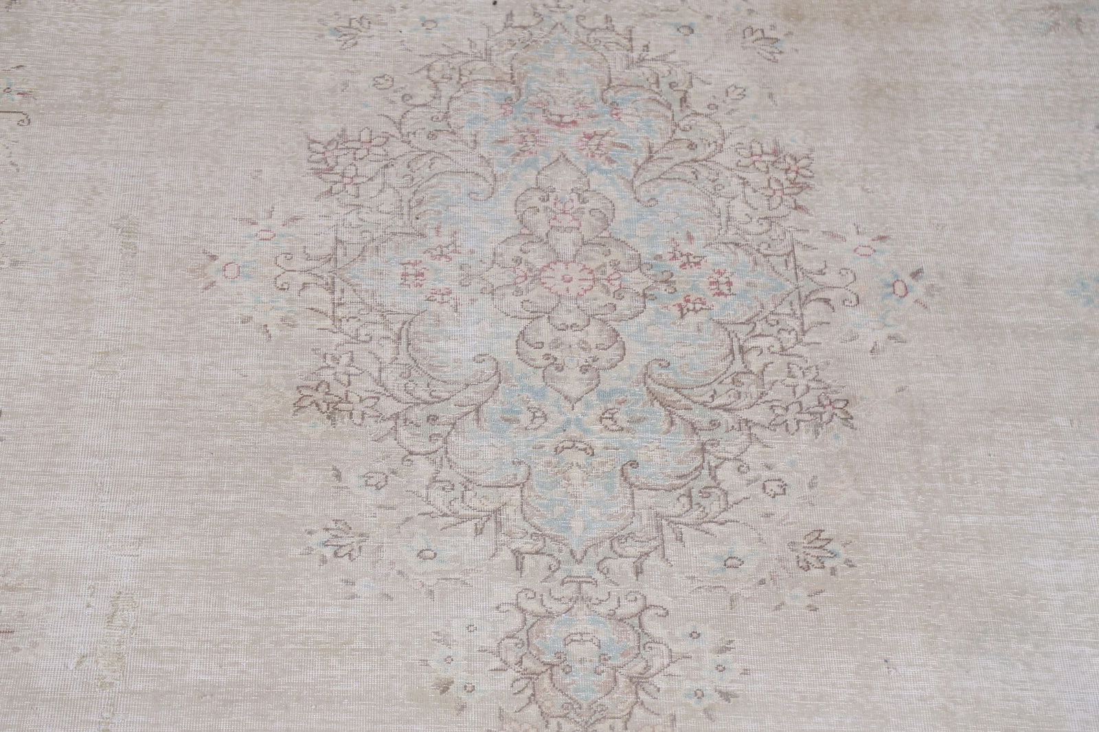 Antique Geometric Kerman Persian Area Rug 10x13 - 5