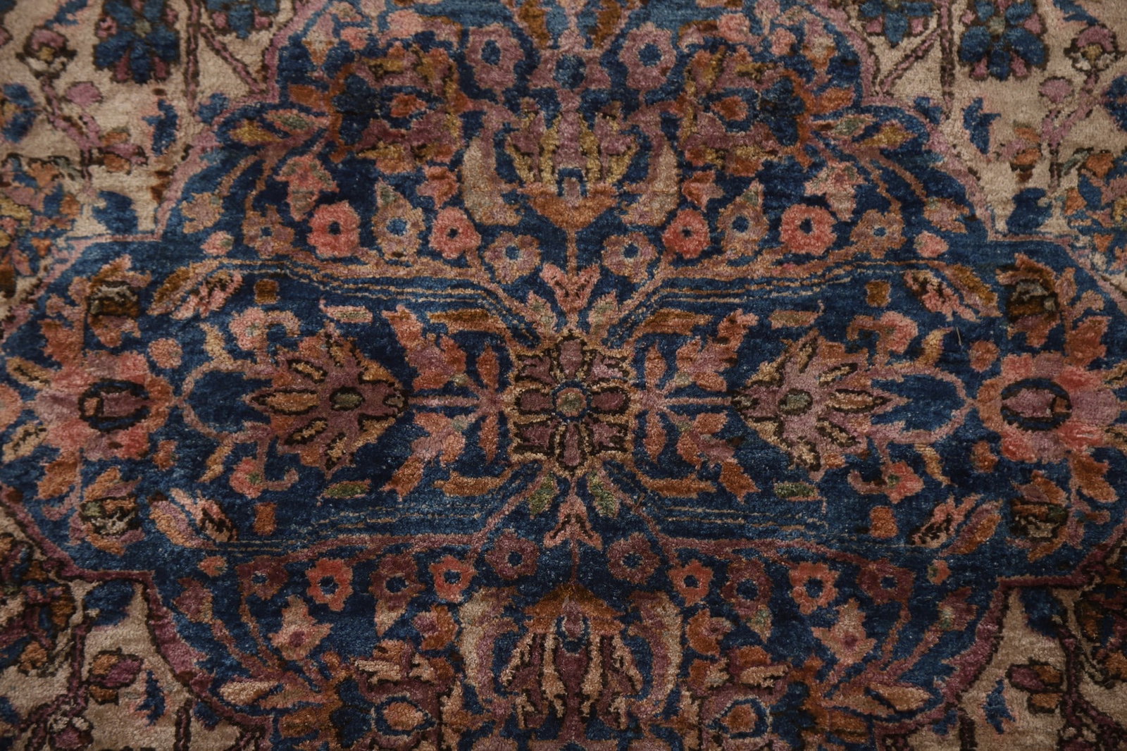 100% Silk Pre-1900 Antique Kashan Mohtasham Persian Rug 4x7 - 10