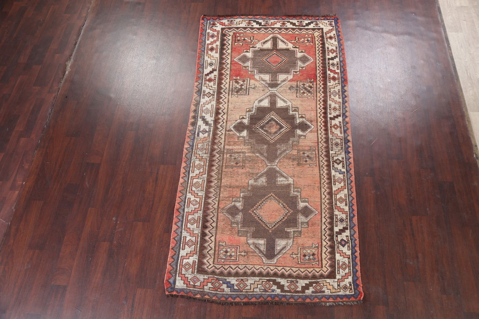 Antique Qashqai Persian Area Rug 5x9 - 2
