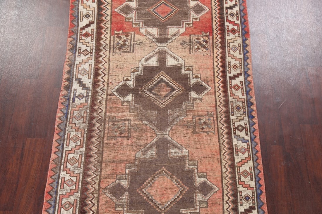 Antique Qashqai Persian Area Rug 5x9 - 3
