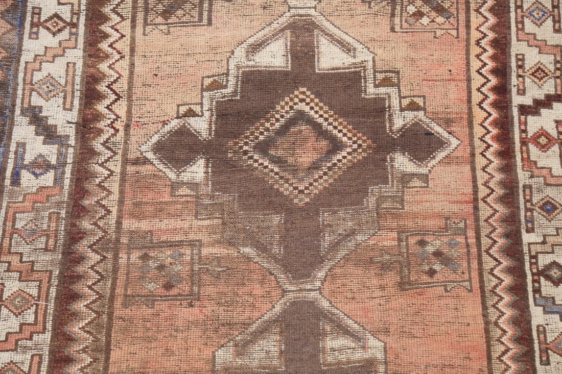 Antique Qashqai Persian Area Rug 5x9 - 4