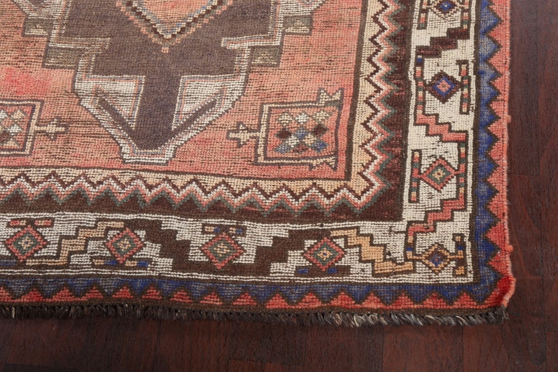 Antique Qashqai Persian Area Rug 5x9 - 6