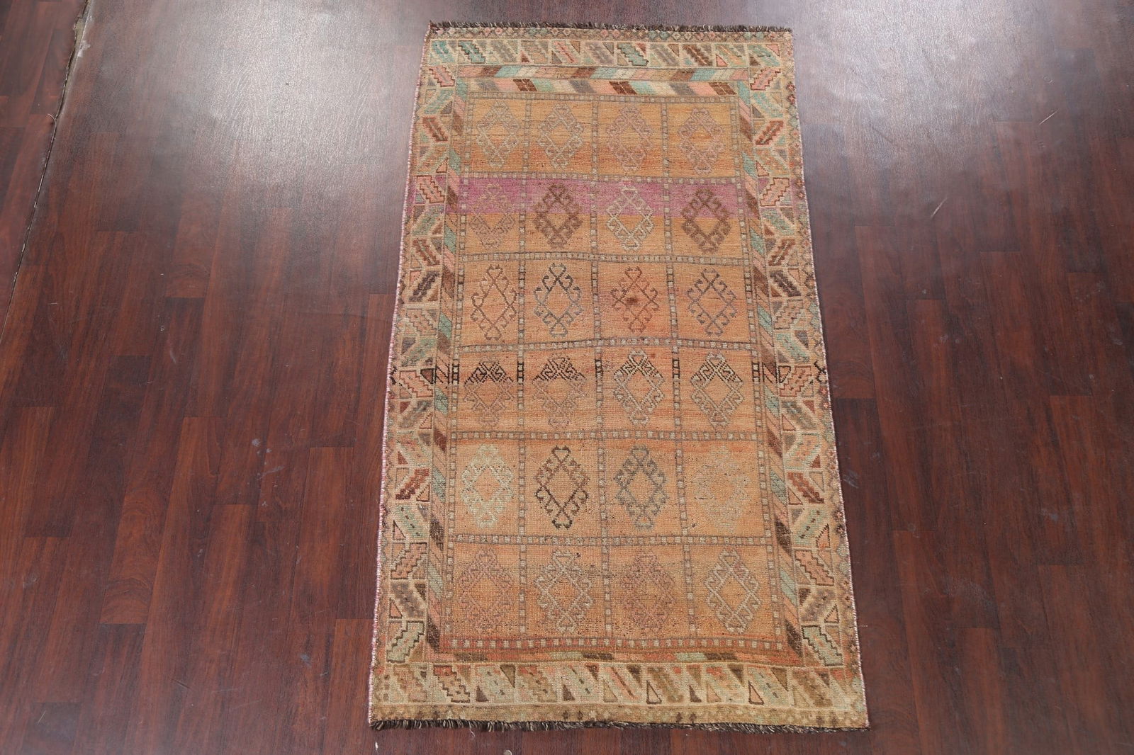 Antique Qashqai Persian Area Rug 4x8 - 16