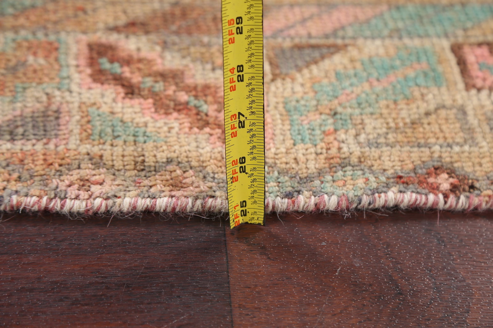 Antique Qashqai Persian Area Rug 4x8 - 20