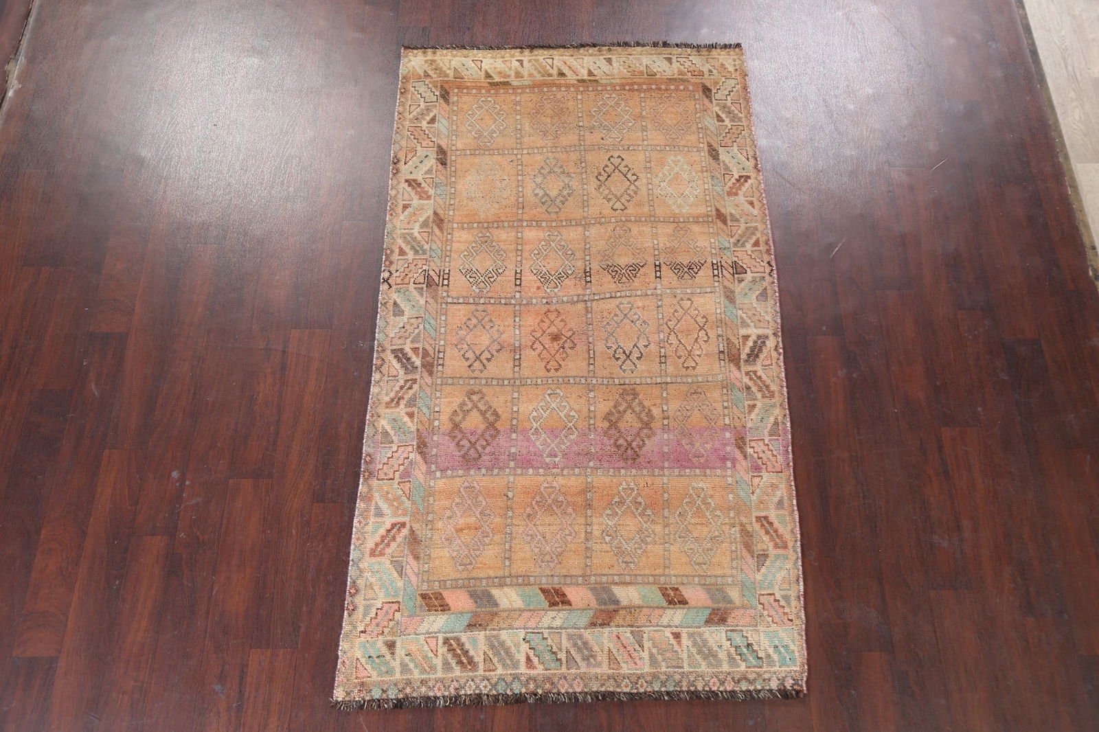Antique Qashqai Persian Area Rug 4x8 - 2