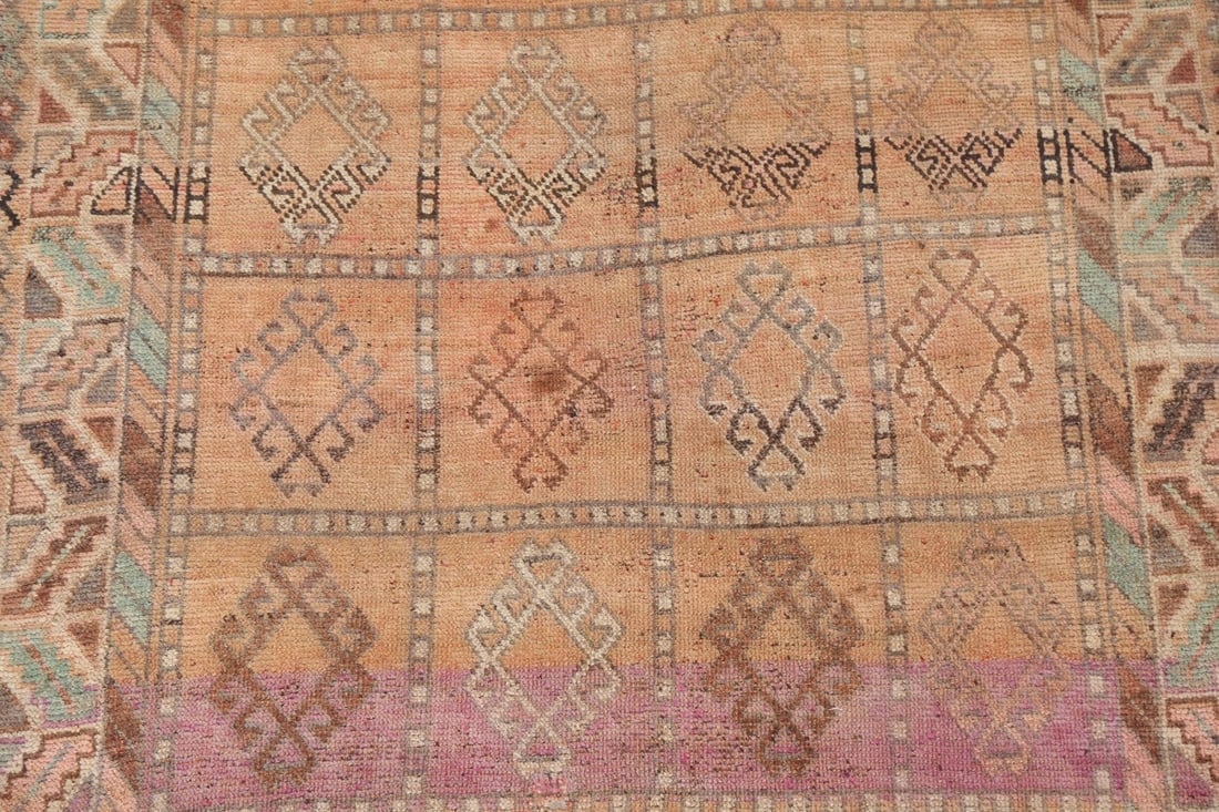 Antique Qashqai Persian Area Rug 4x8 - 4