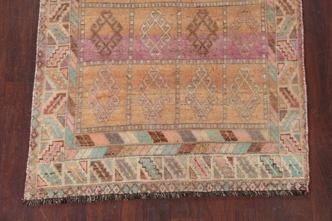 Antique Qashqai Persian Area Rug 4x8 - 5