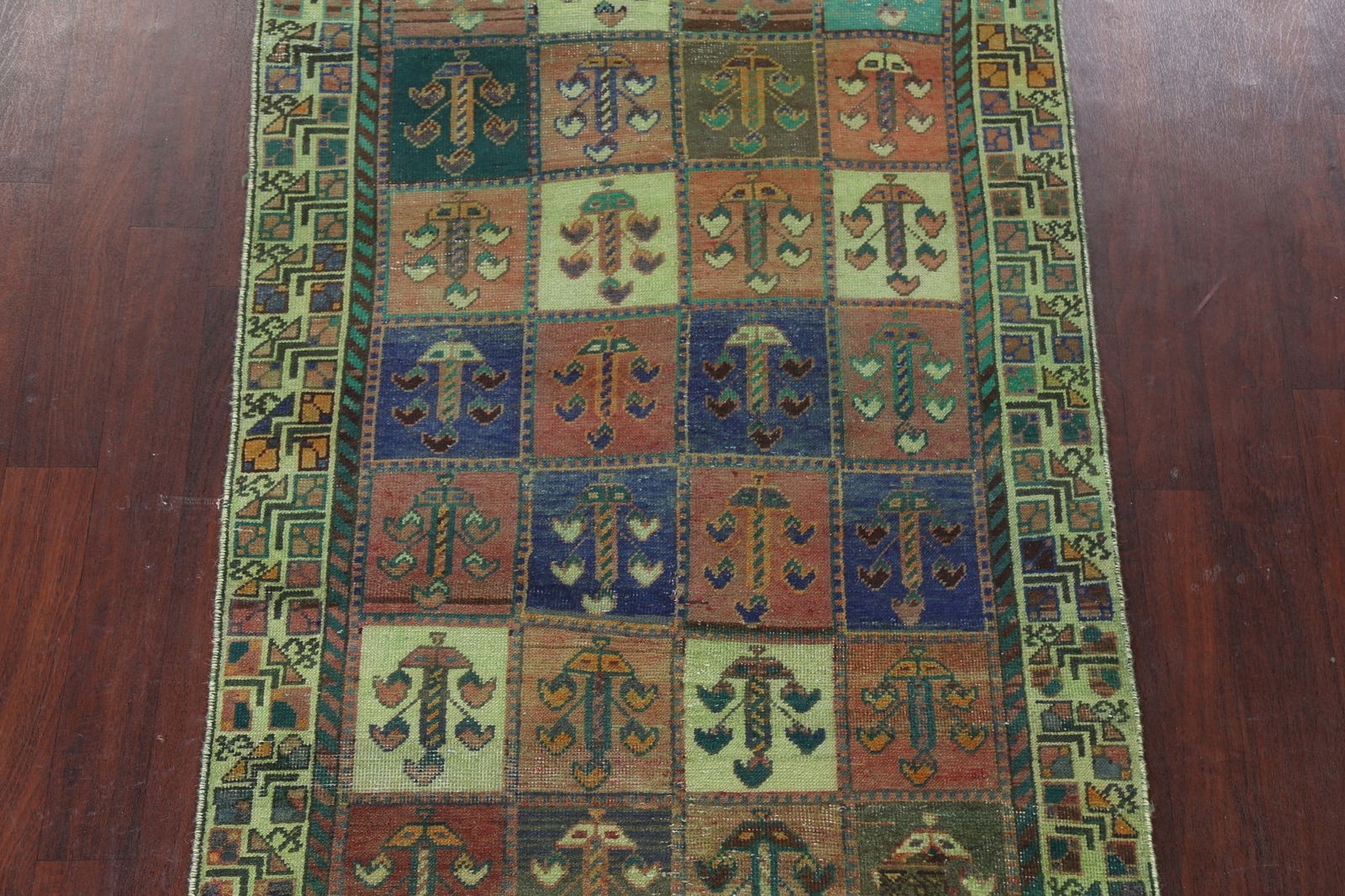 Antique Bakhtiari Persian Area Rug 4x8 - 3