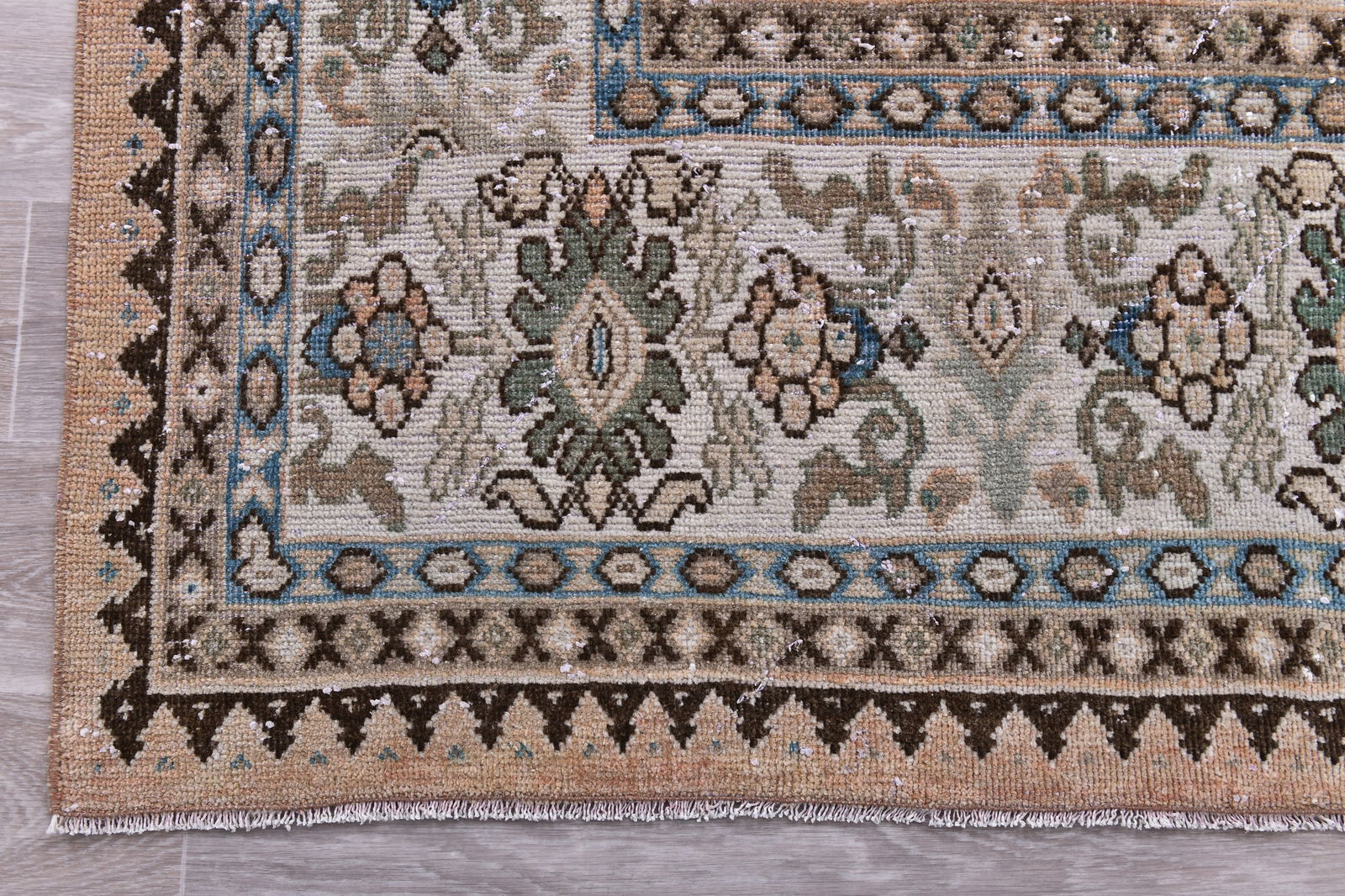 9'5'' x 12'6'' Unique Handmade Vintage Rug - 243562 - 7