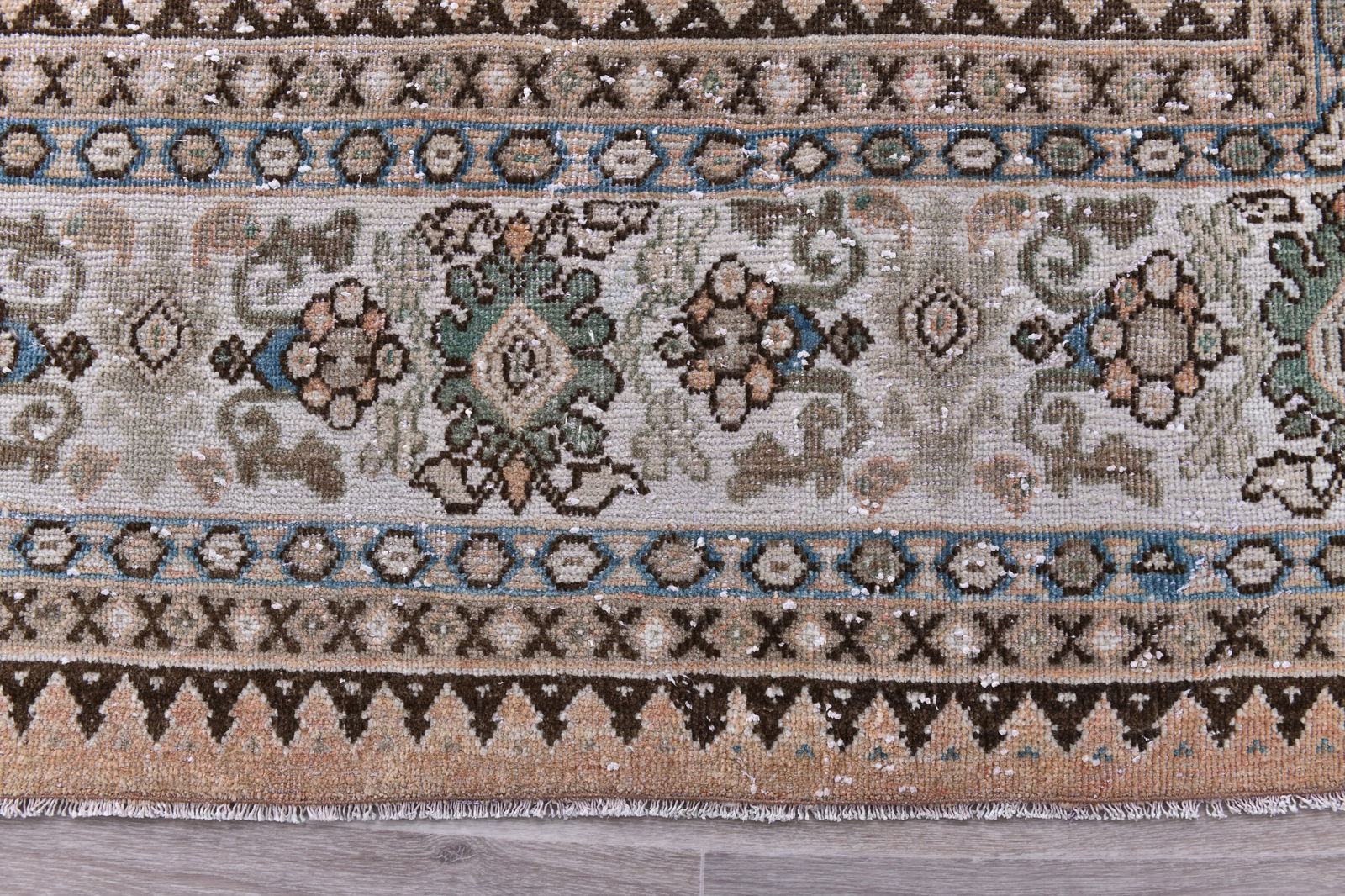 9'5'' x 12'6'' Unique Handmade Vintage Rug - 243562 - 8