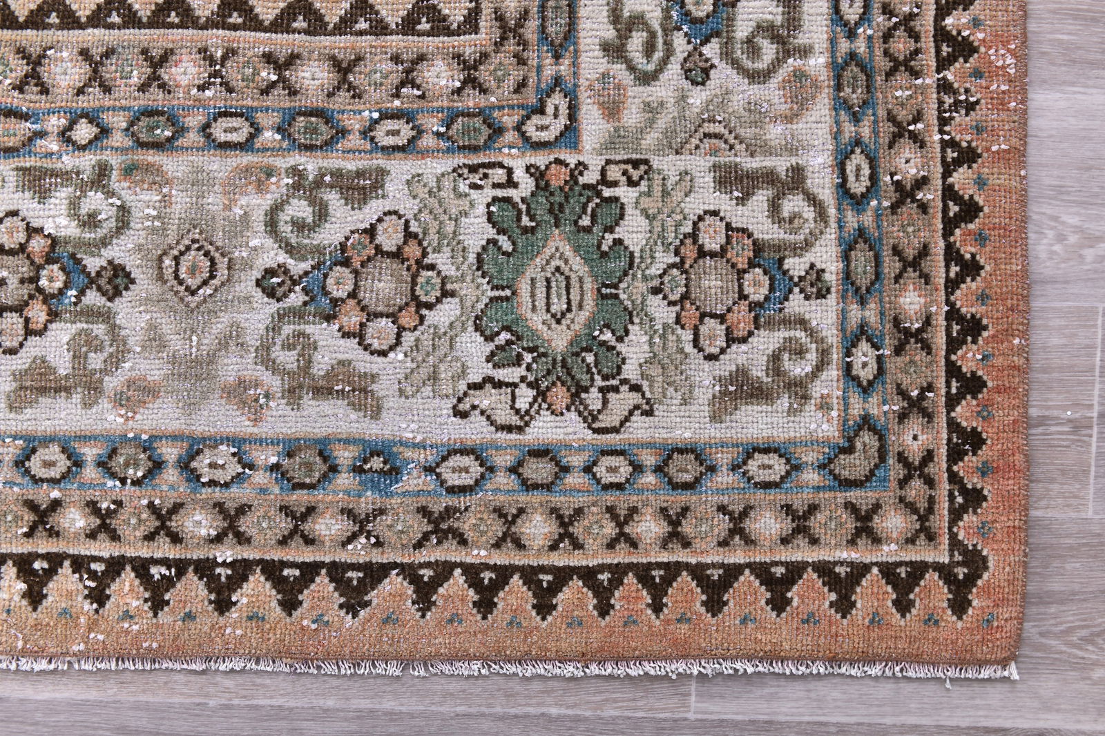 9'5'' x 12'6'' Unique Handmade Vintage Rug - 243562 - 9