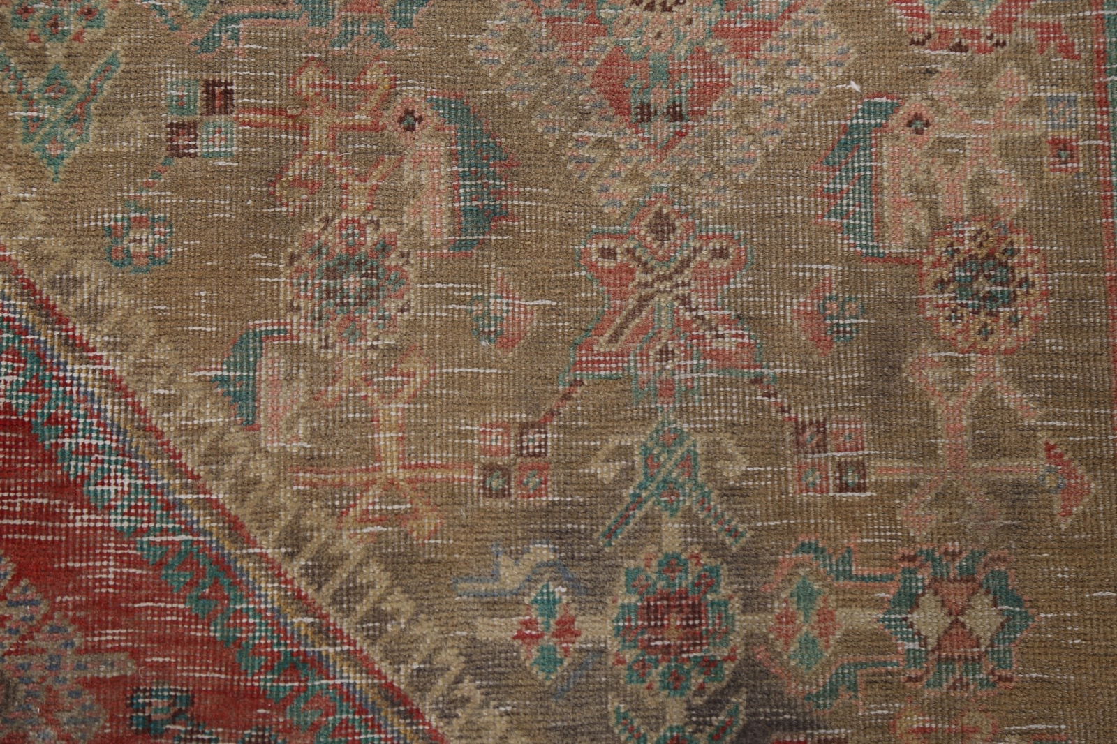 Vegetable Dye Antique Kashkoli Persian Area Rug 6x9 - 10