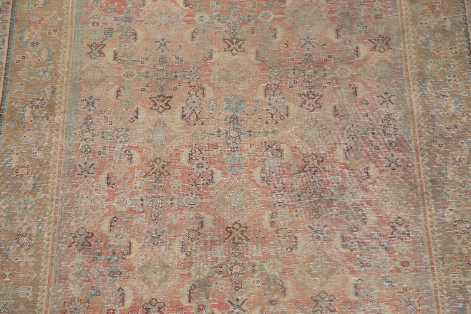 Vegetable Dye Antique Kashkoli Persian Area Rug 6x9 - 5